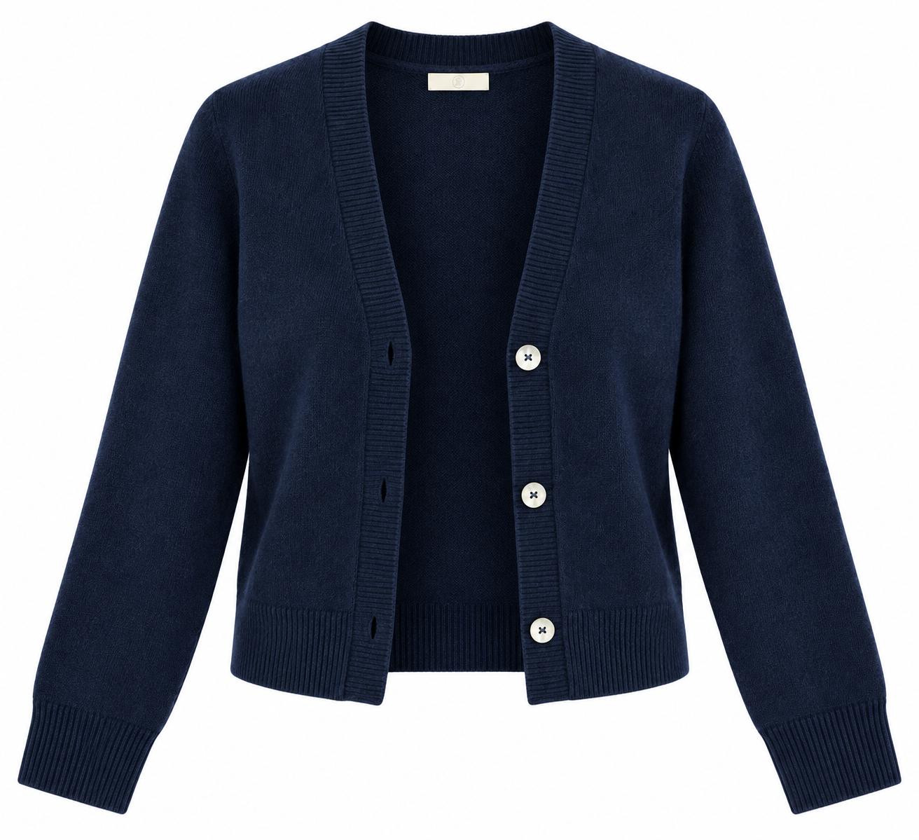 Cardigan cashmere donna