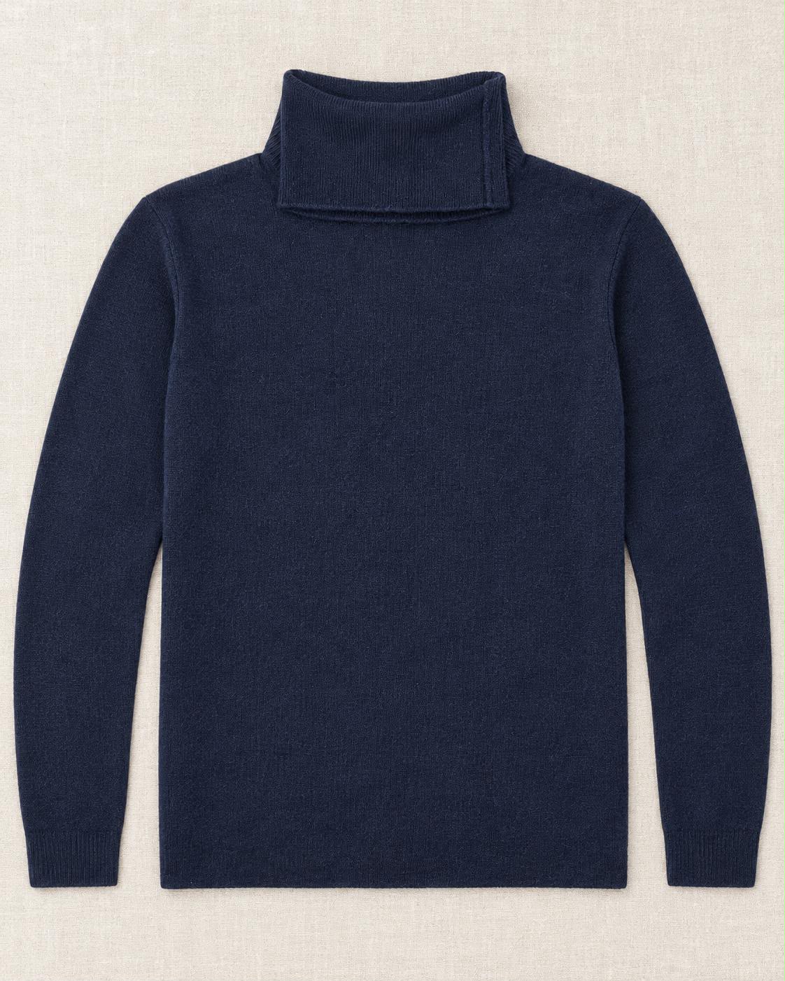 Maglione in Cashmere collo alto uomo