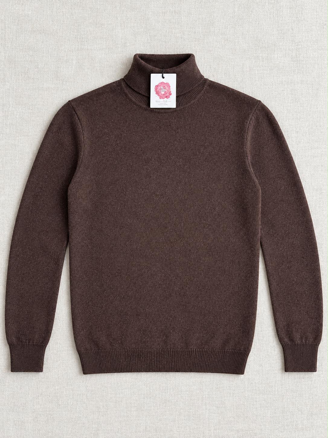 Maglione in Cashmere collo alto uomo