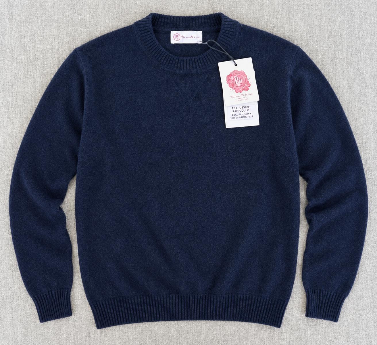 Felpa in cashmere Gusto Paricollo