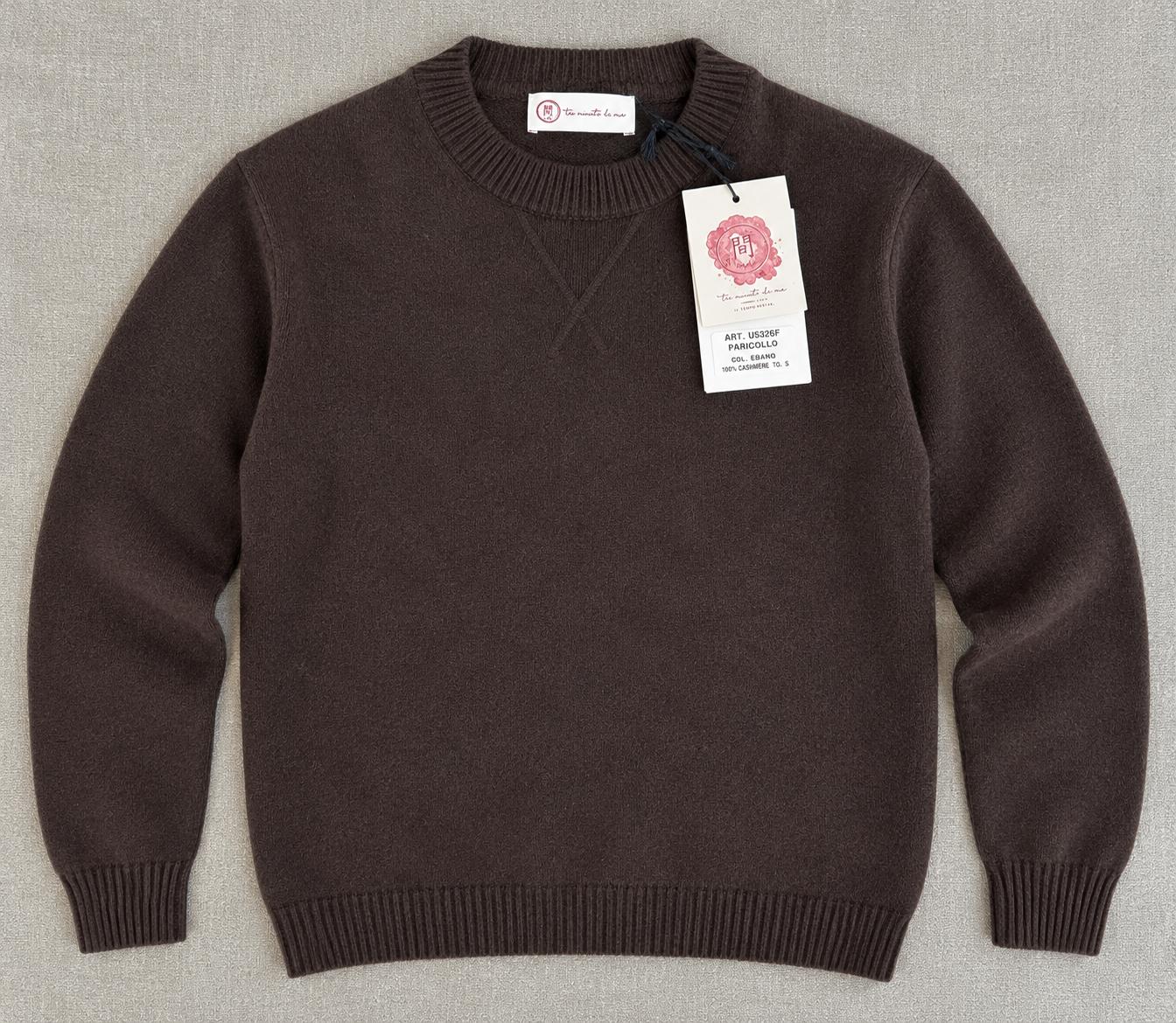 Felpa in cashmere Gusto Paricollo