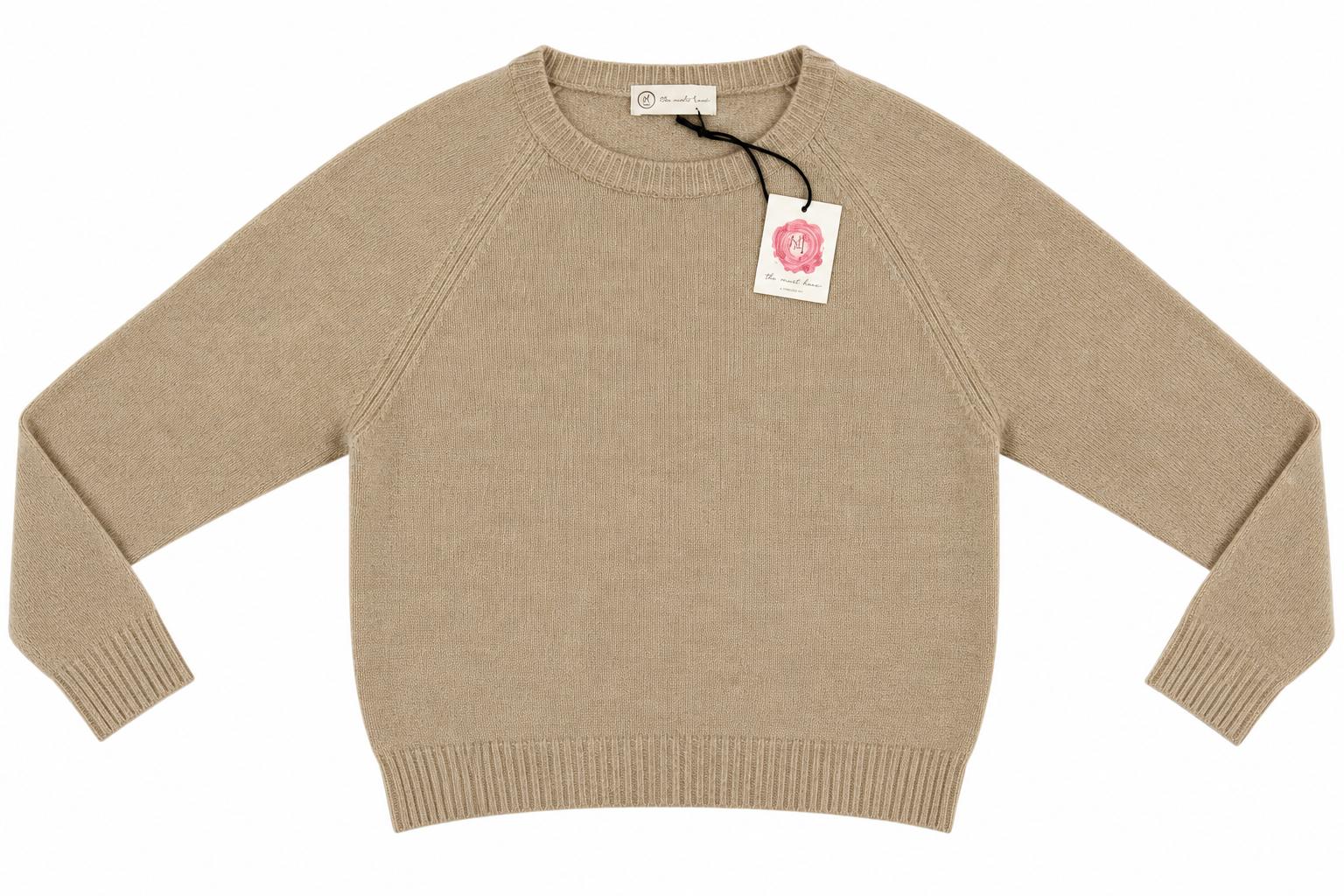 Maglione cashmere paricollo donna