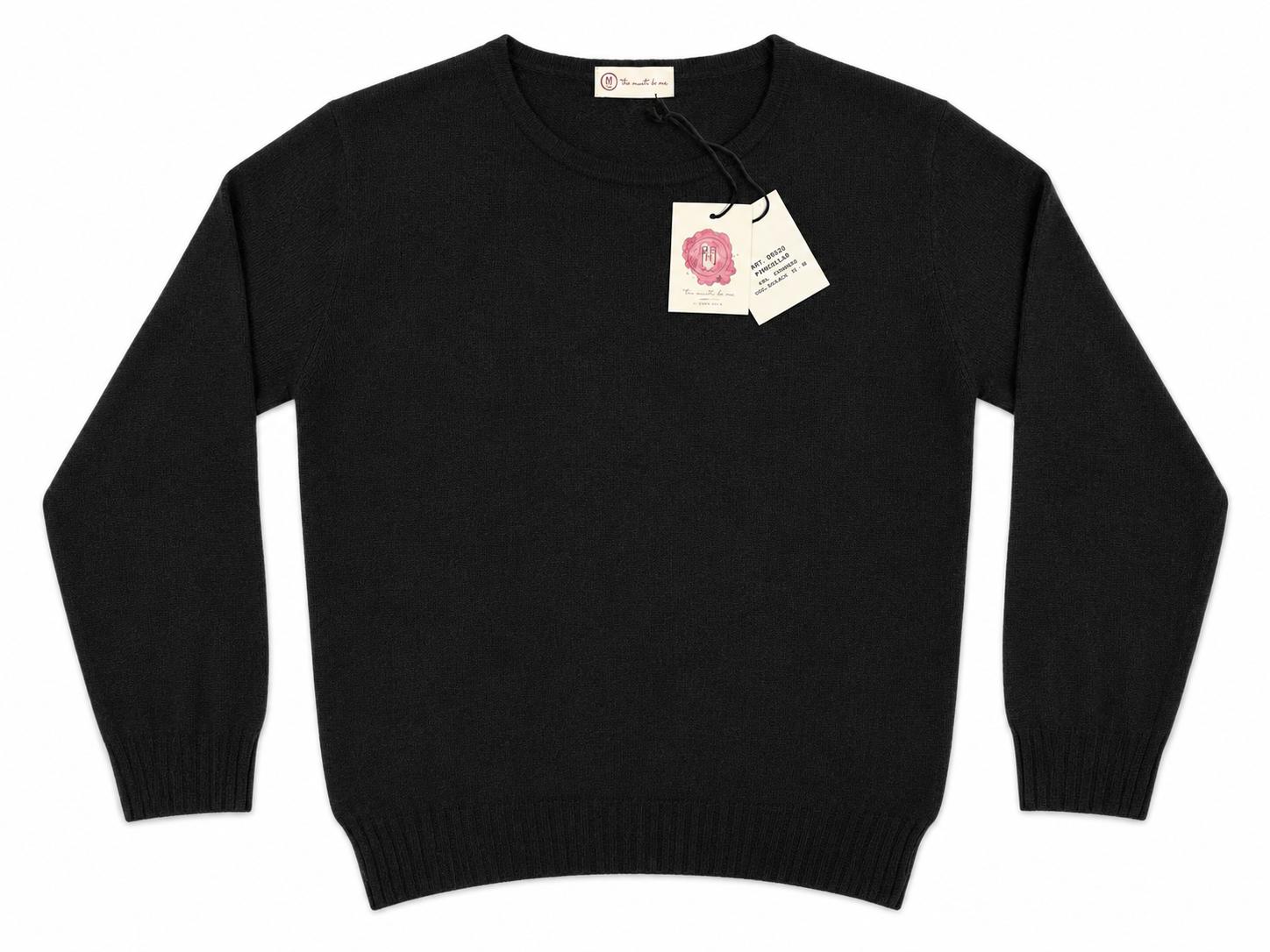 Maglione cashmere paricollo donna