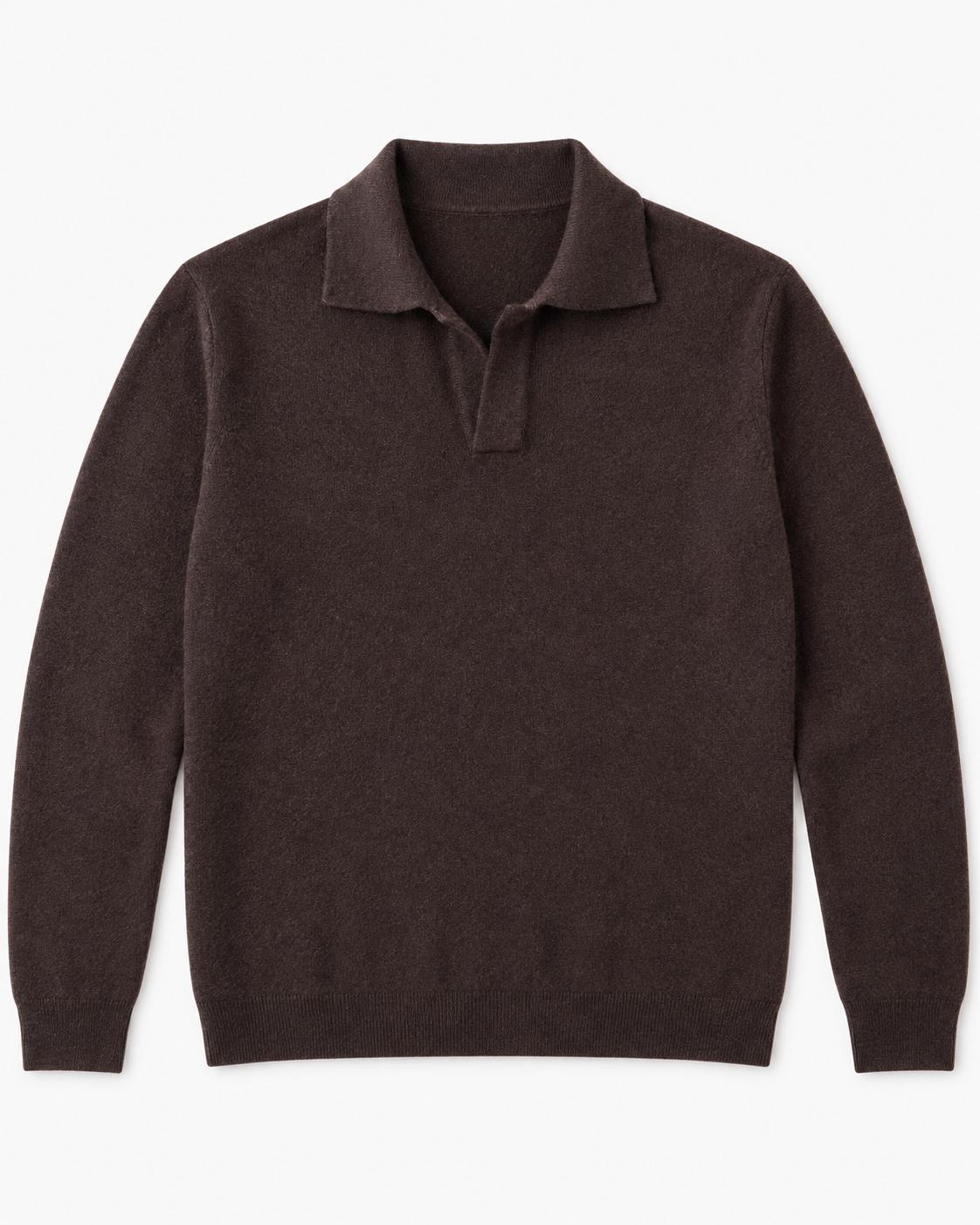 Maglione Polo in cashmere uomo