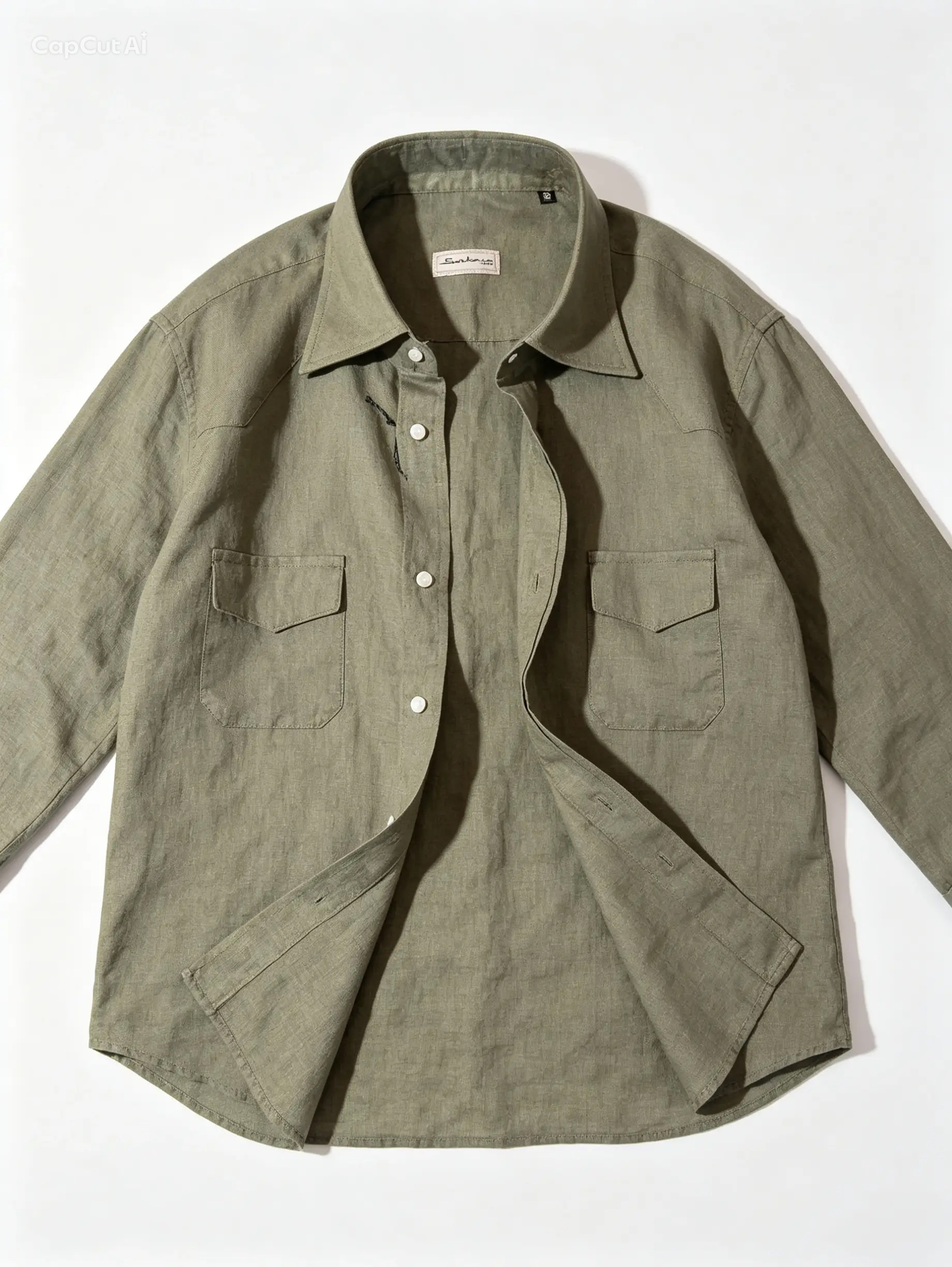 Camicia di lino Sartorio