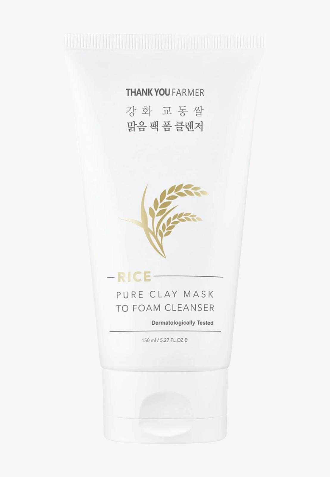 Maschera detergente riso Thank you farrmer